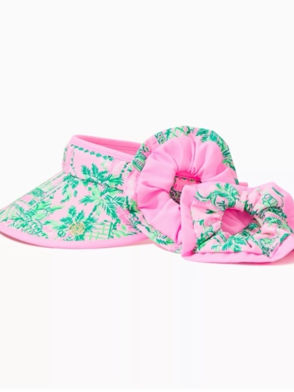 NWT Lilly Pulitzer Visor & Scrunchi Set